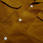 The Real McCoy's Corduroy Open Collar Shirt Mustard-Shirt-Clutch Cafe