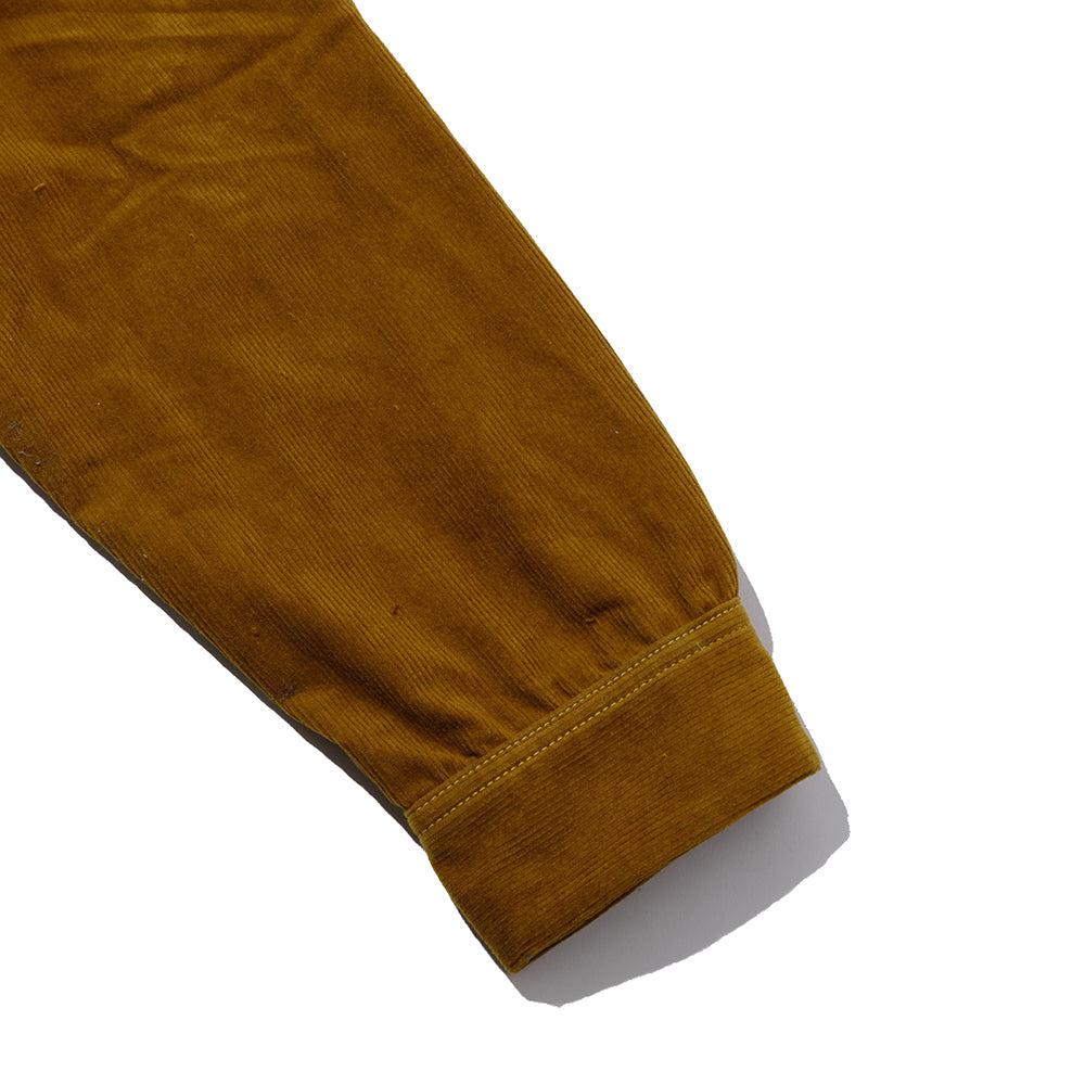 The Real McCoy's Corduroy Open Collar Shirt Mustard-Shirt-Clutch Cafe