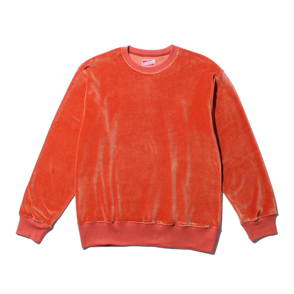 The Real McCoy's Cotton Rayon Pile Sweatshirt Orange-Sweatshirt-Clutch Cafe