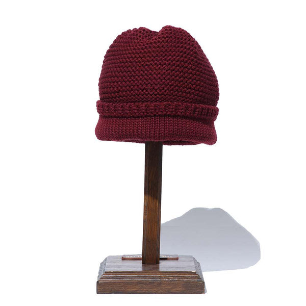 The Real McCoy's Fisherman Knit Cap Maroon – Clutch Cafe