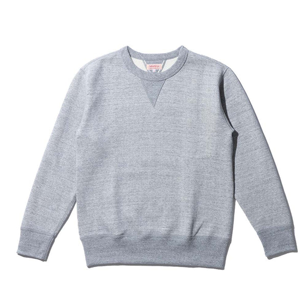 The Real McCoy s Loopwheel Crewneck Sweatshirt Grey