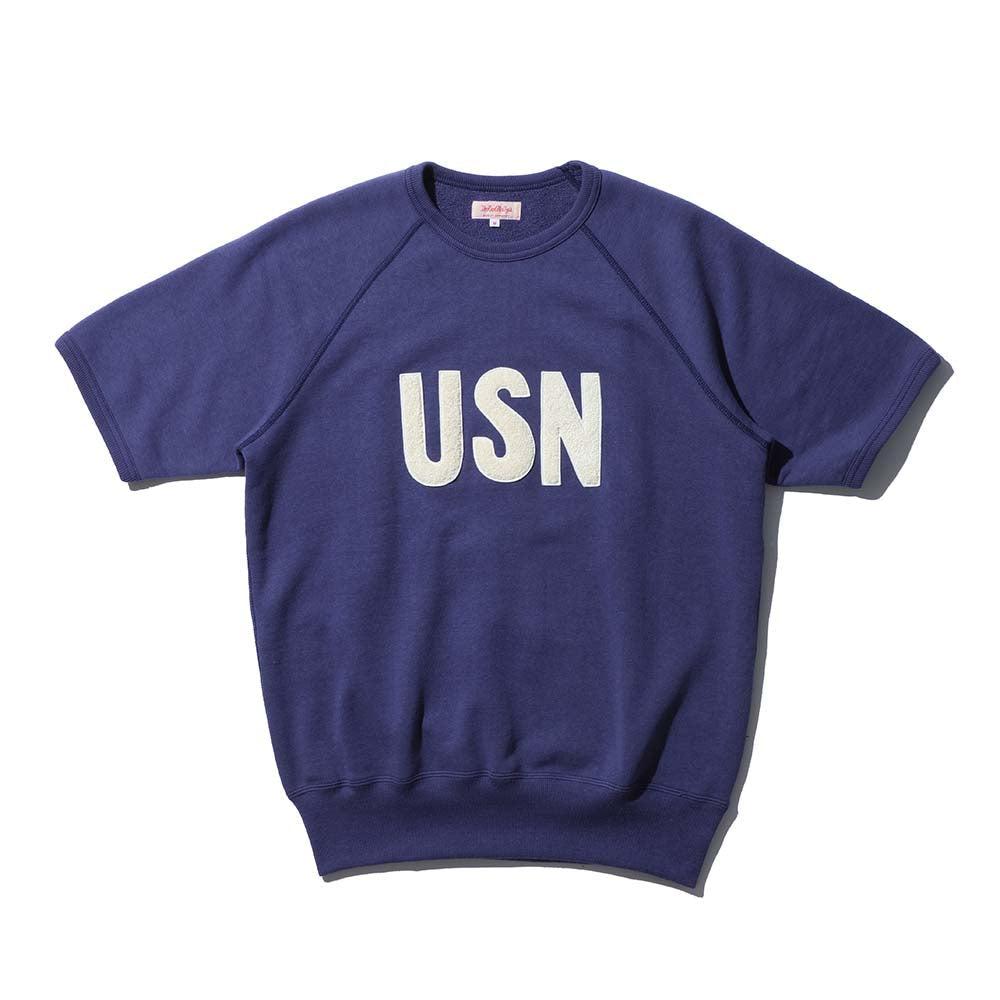 The Real McCoy's Military S/S Sweatshirt USN Navy-S/S Sweatshirt-Clutch Cafe