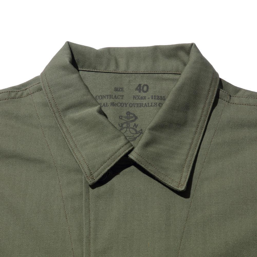 The Real McCoy's N-3 Utility Jacket (Model 220) Olive-Jacket-Clutch Cafe