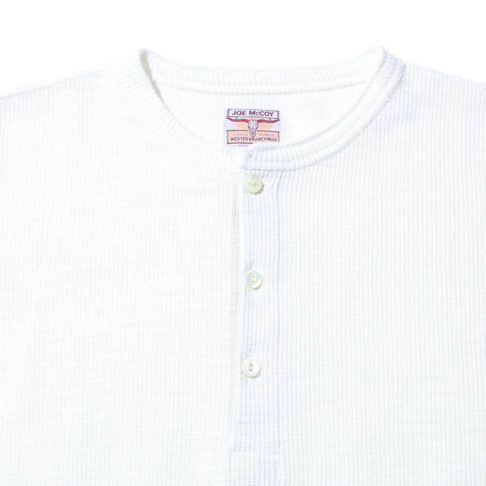 The Real McCoy's Western Cardigan Stitch Henley White-Henley-Clutch Cafe