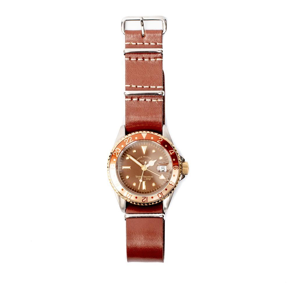 Vague Watch Company 'GMT' Watch Brown-watch-Clutch Cafe