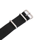 Vague Watch Company Nylon Nato Strap Black-Watch Strap-Clutch Cafe