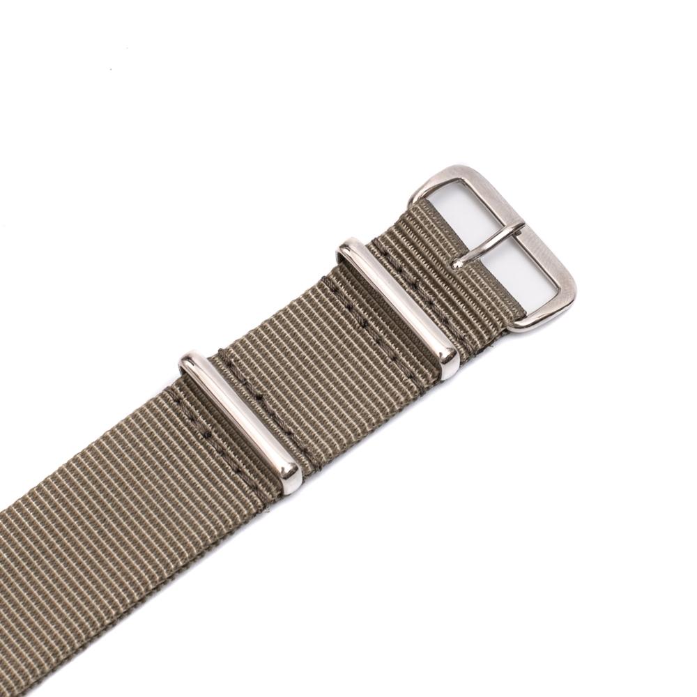 Vague Watch Company Nylon Nato Strap Grey-Watch Strap-Clutch Cafe