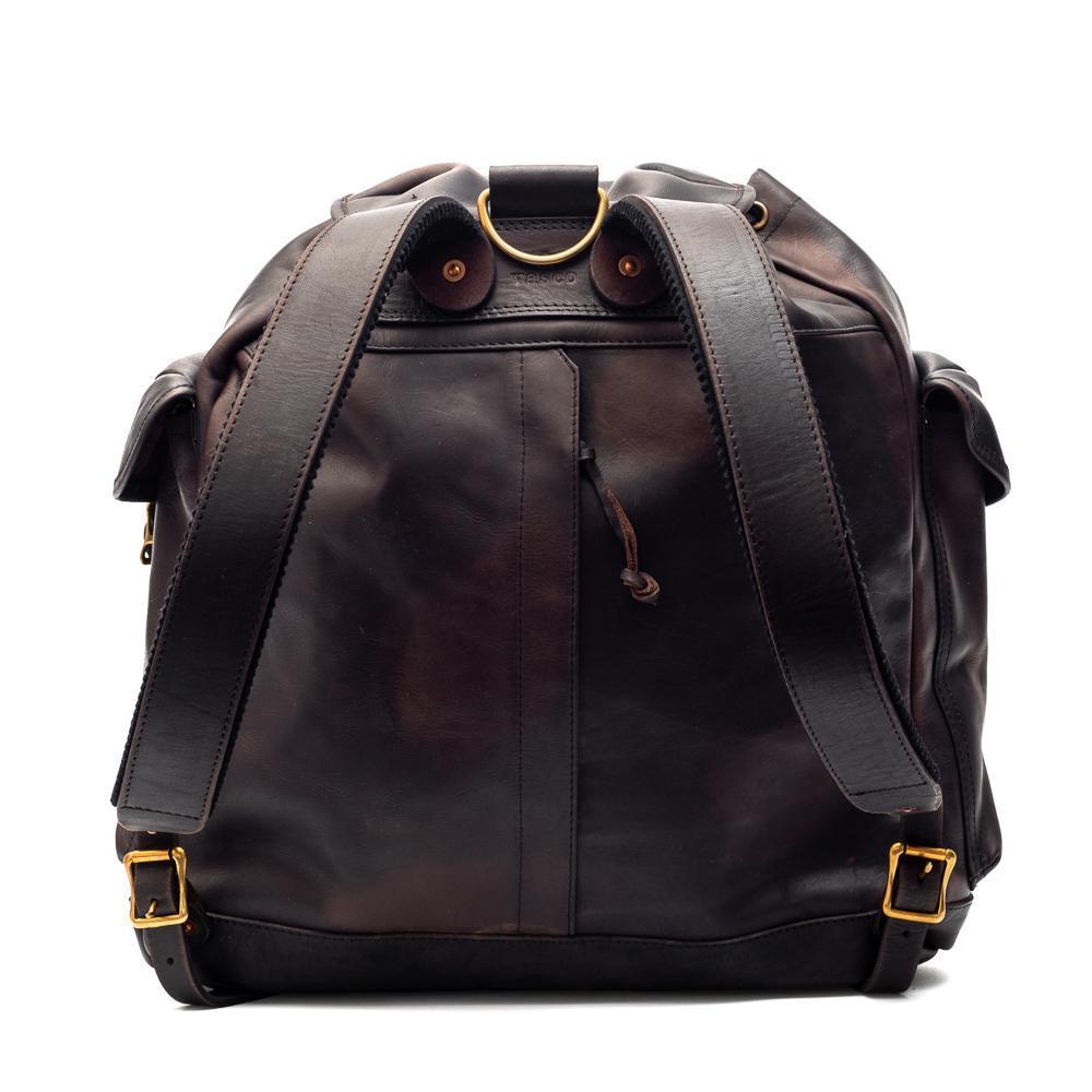 Vasco Leather Army Rucksack Black-rucksack-Clutch Cafe