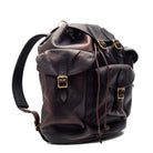 Vasco Leather Army Rucksack Black-rucksack-Clutch Cafe