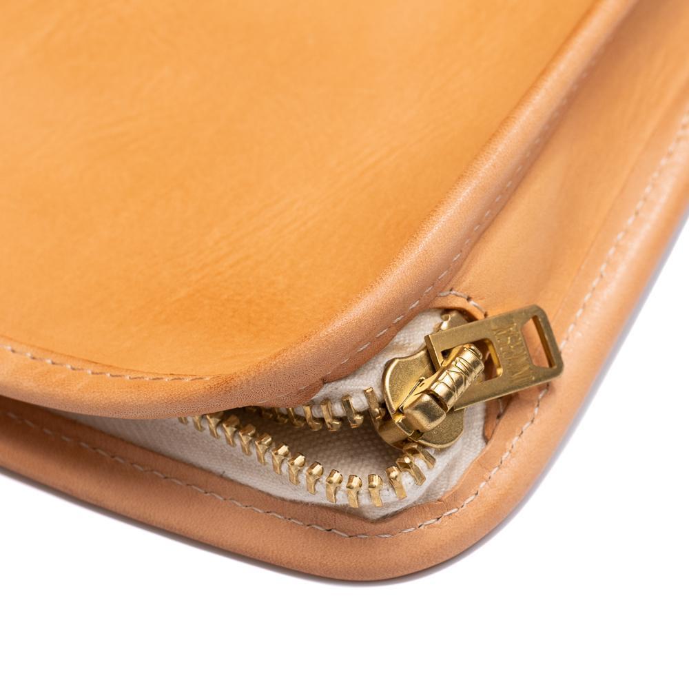 Vasco Leather Document Briefcase Natural-Briefcase-Clutch Cafe