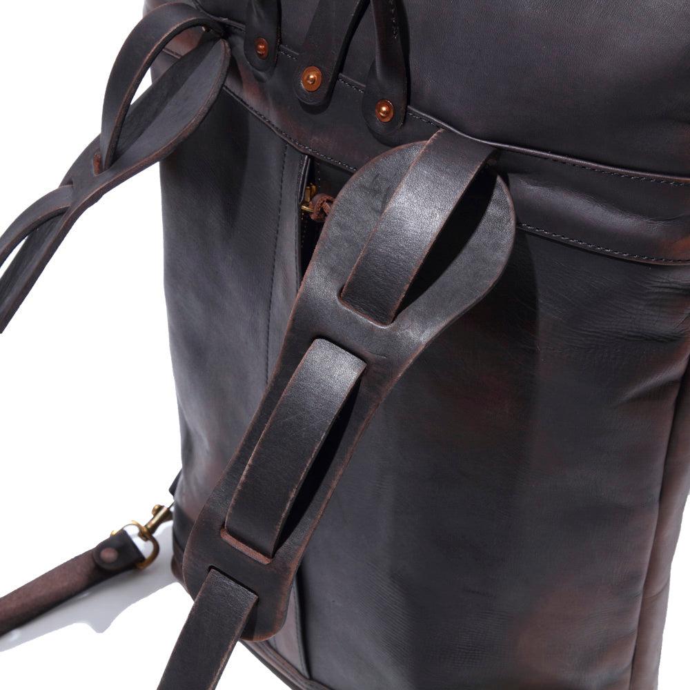 Vasco Roll Top Rucksack Black-Rucksack-Clutch Cafe