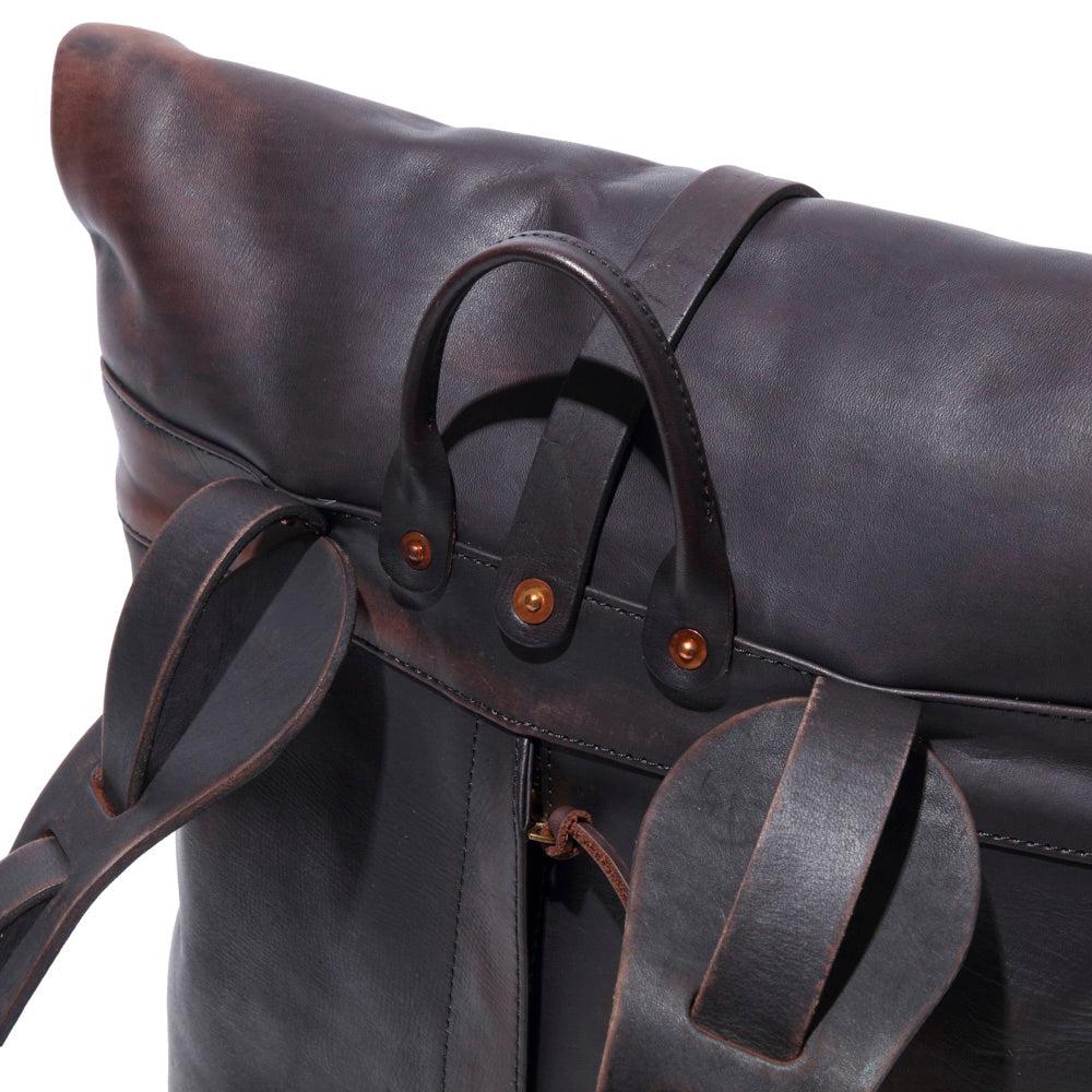 Vasco Roll Top Rucksack Black-Rucksack-Clutch Cafe