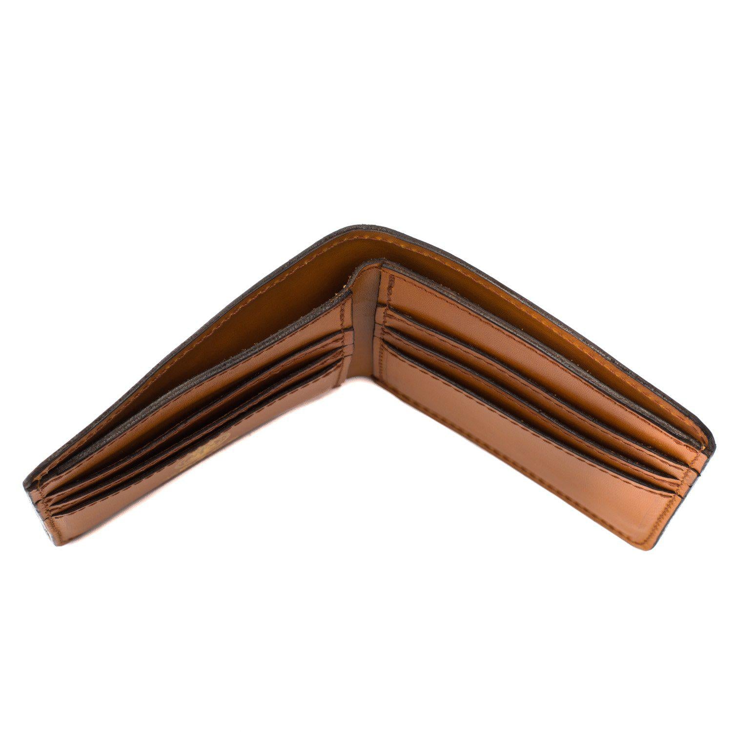 Vasco VSC-700 Leather Voyage Short Bi-fold Wallet Tan-Accessory-Clutch Cafe