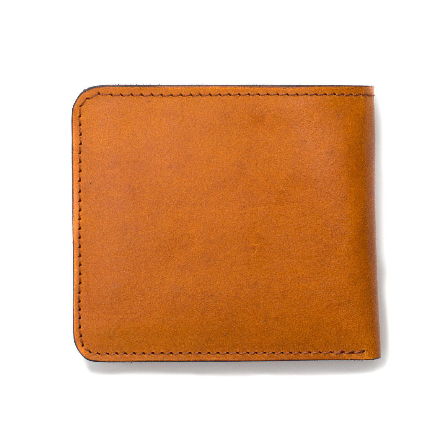 Vasco VSC-700 Leather Voyage Short Bi-fold Wallet Tan-Accessory-Clutch Cafe