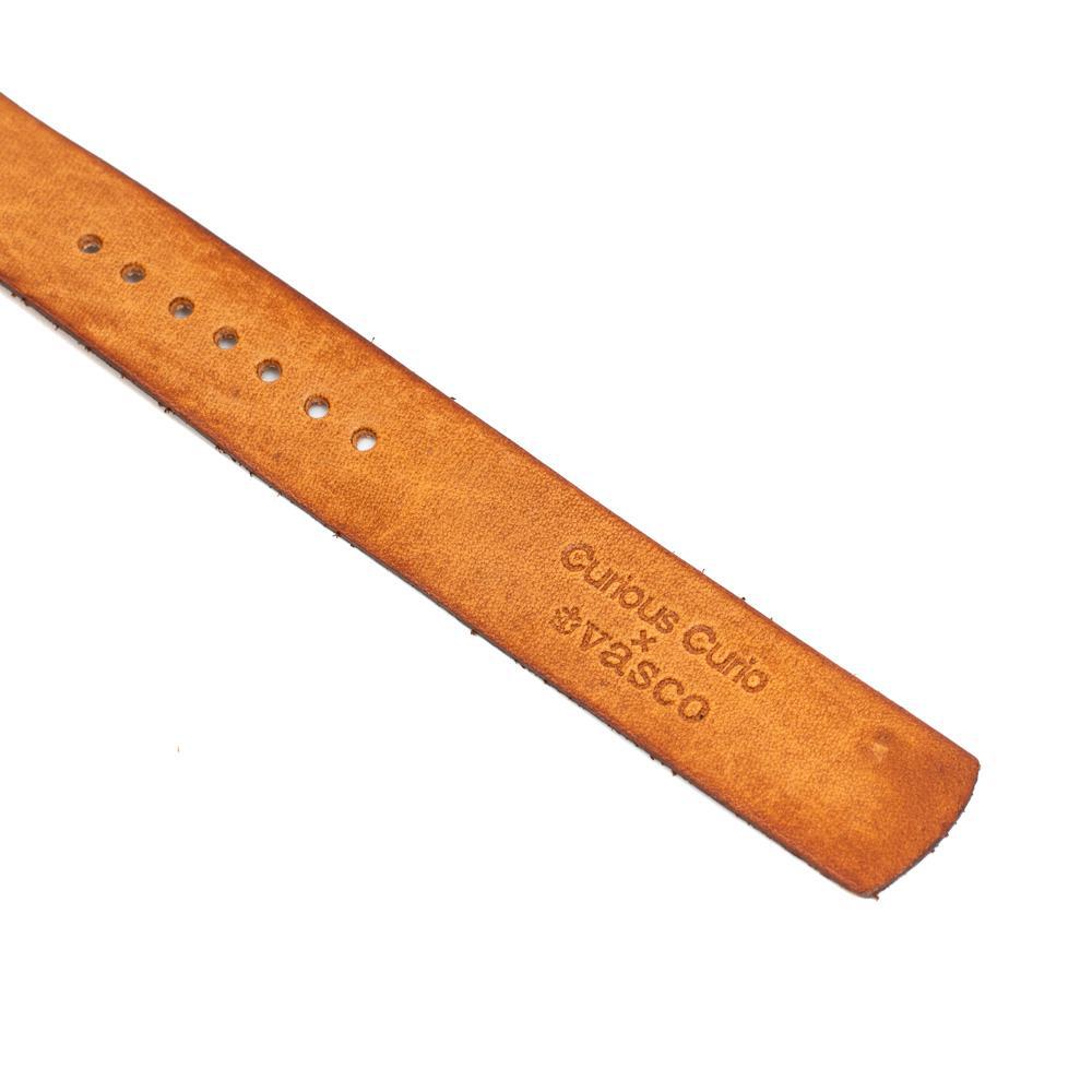Vasco VSCC-640G10 Leather NATO Watch Strap Natural-Watch Strap-Clutch Cafe
