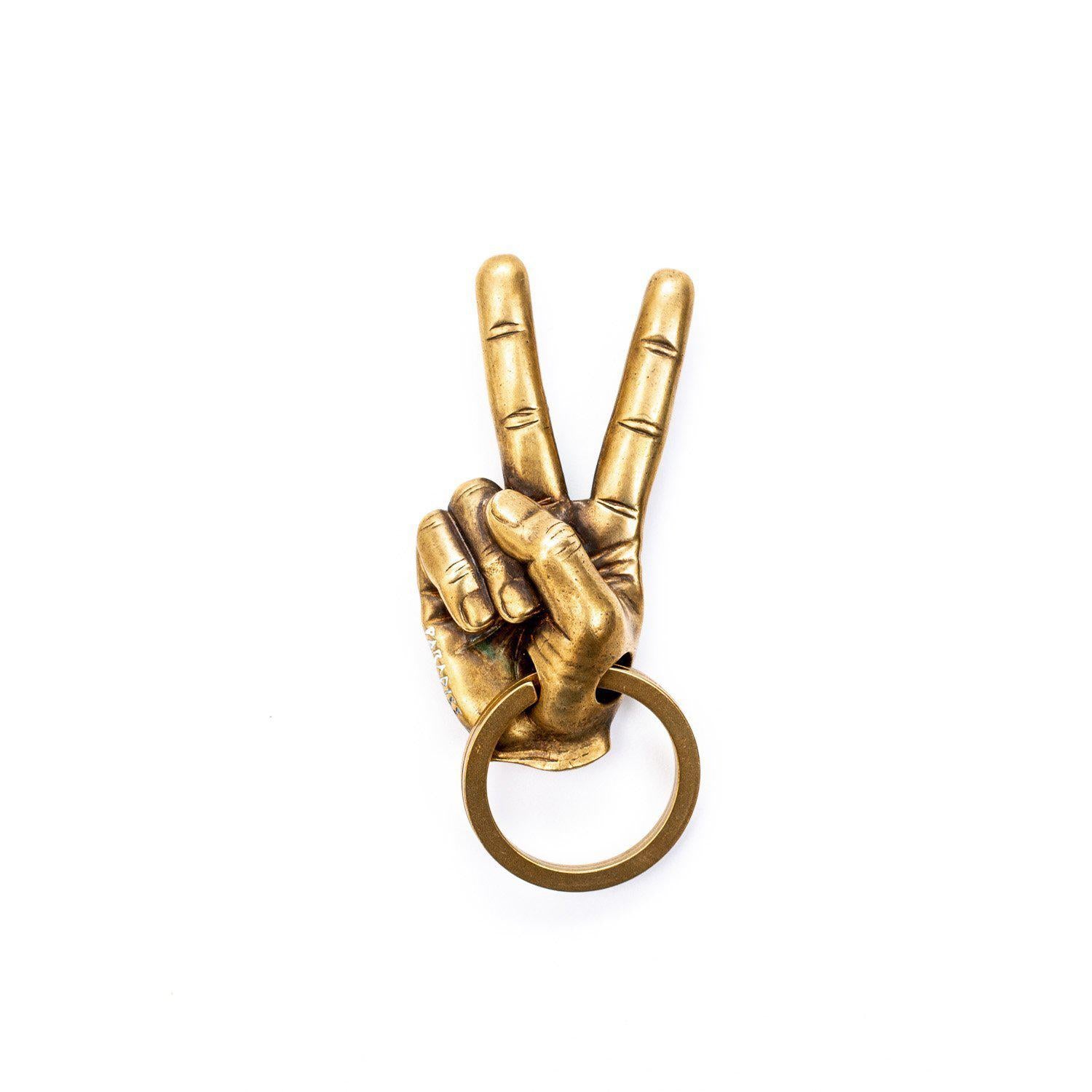 Vin's V-Sign 'PARADISE' Key Hook-Accessory-Clutch Cafe