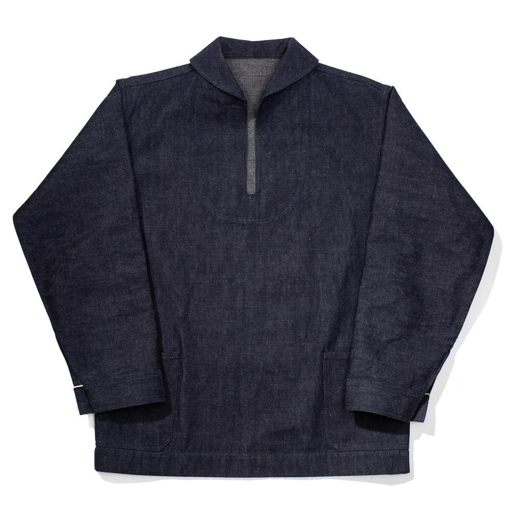 Warehouse & Co Lot 2141 USN Denim Pullover Jacket-denim jacket-Clutch Cafe