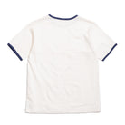 Warehouse & Co Lot. 4059 Ringer T-shirt Cream/Navy-T-shirt-Clutch Cafe