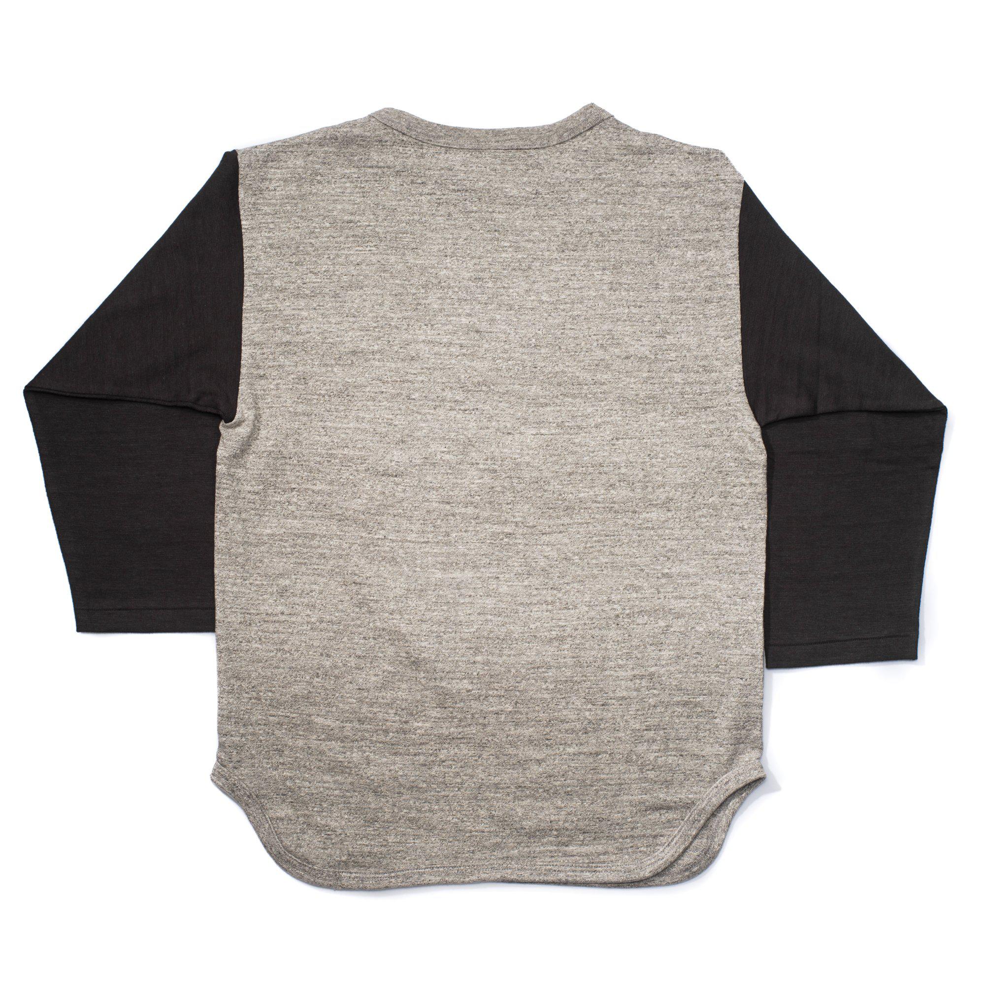Warehouse 4800 Baseball Tee Grey/Black-T-shirt-Clutch Cafe