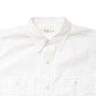 Warehouse Duck Digger 3076 Chambray Work Shirt White-Shirts-Clutch Cafe