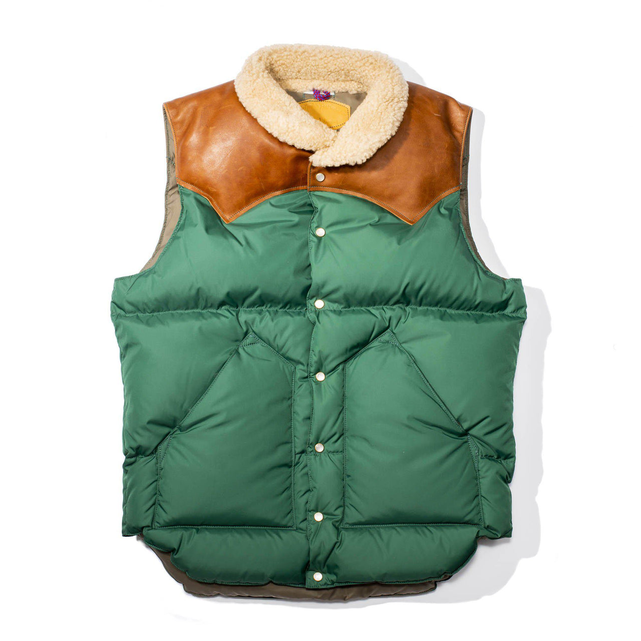 Warehouse x Rocky Mountain Featherbed 2122 Christy Vest Pine Green-Vest-Clutch Cafe