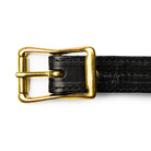 Yuketen 1" Triple Stitch Belt Black w/Black Stitch-Belt-Clutch Cafe
