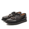 Yuketen Blucher Rocker w/Kiltie Black-shoes-Clutch Cafe