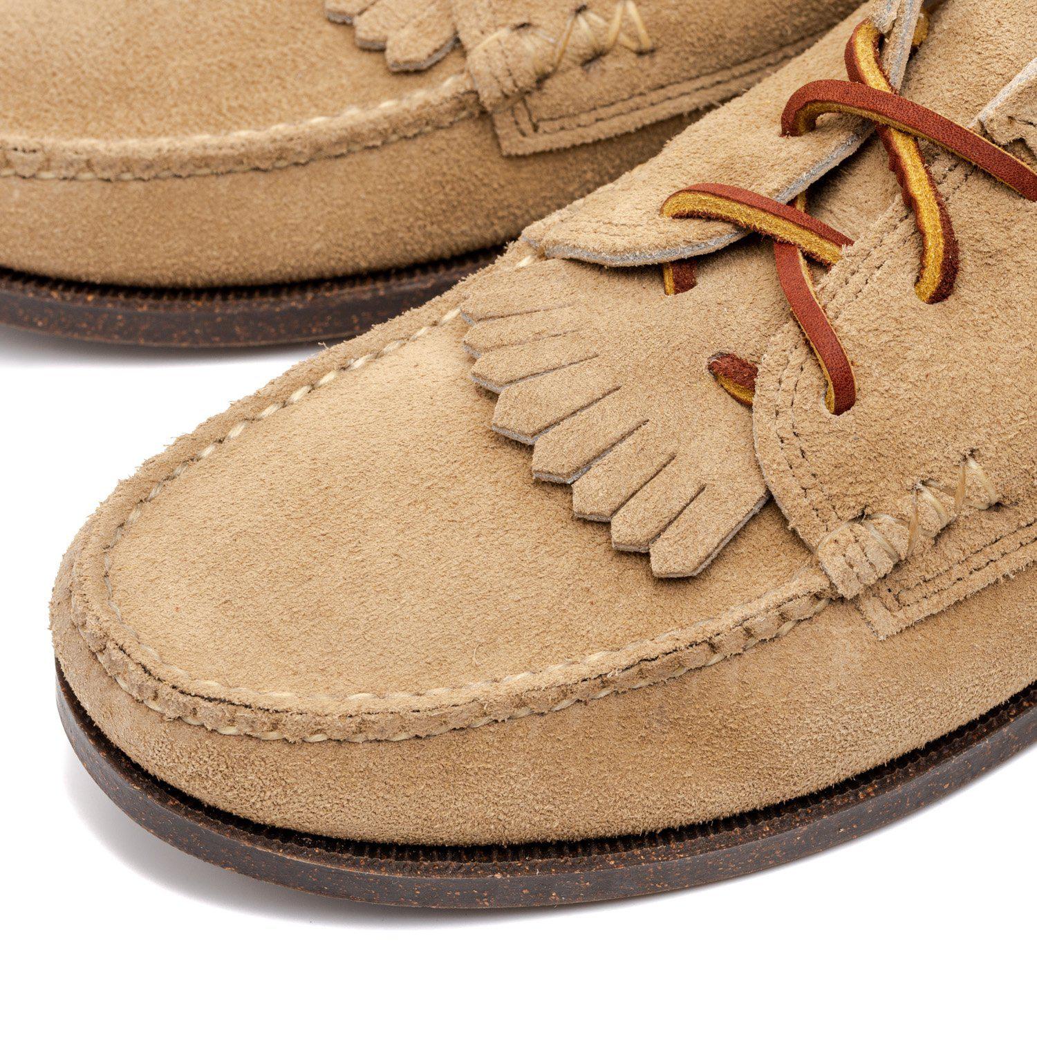 Yuketen Blucher w/Kiltie w/Camp Sole FO Khaki-shoes-Clutch Cafe