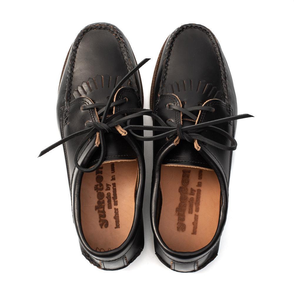 Yuketen Blucher w/Kiltie w/Camp Sole Black-Clutch Cafe