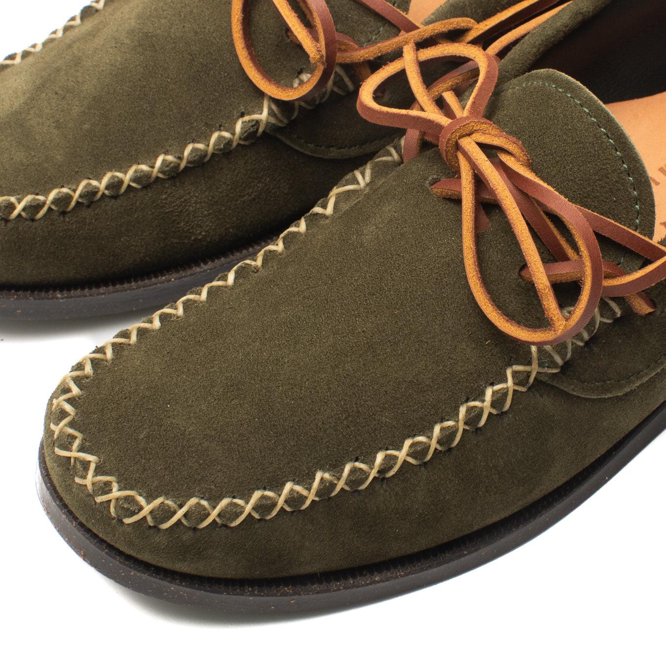 Yuketen Canoe Moc w/ Camp Sole FO Olive-Shoes-Clutch Cafe