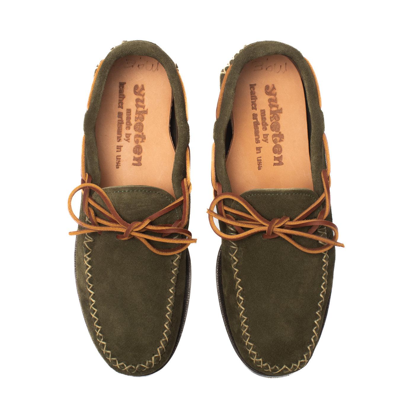 Yuketen Canoe Moc w/ Camp Sole FO Olive-Shoes-Clutch Cafe