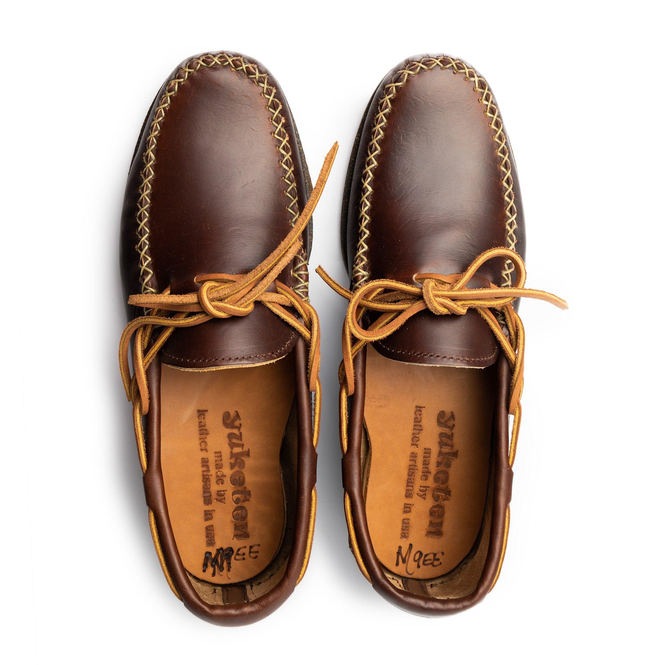 Yuketen Canoe Moc w/ Camp Sole G Brown – Clutch Cafe