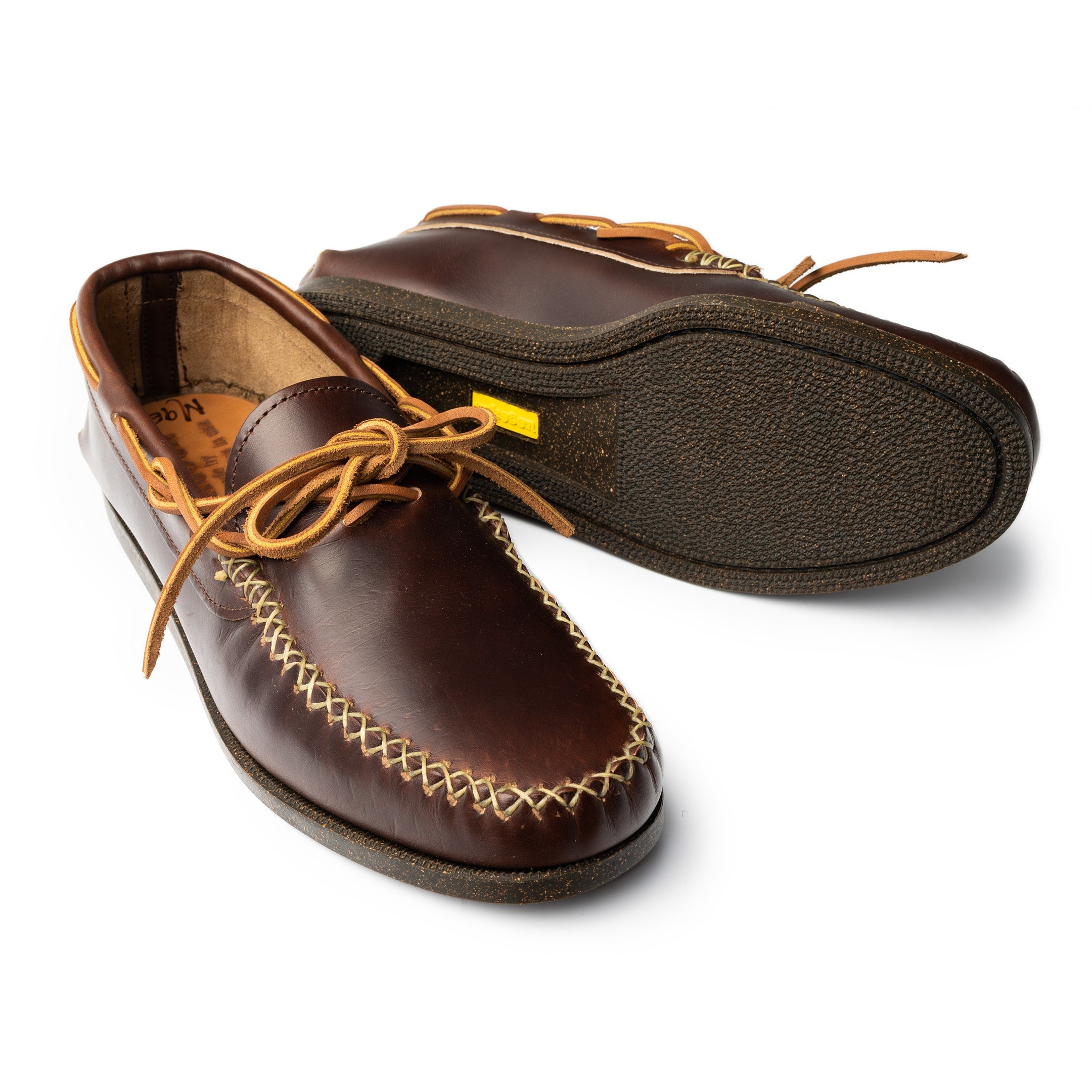 Yuketen Canoe Moc w/ Camp Sole G Brown – Clutch Cafe