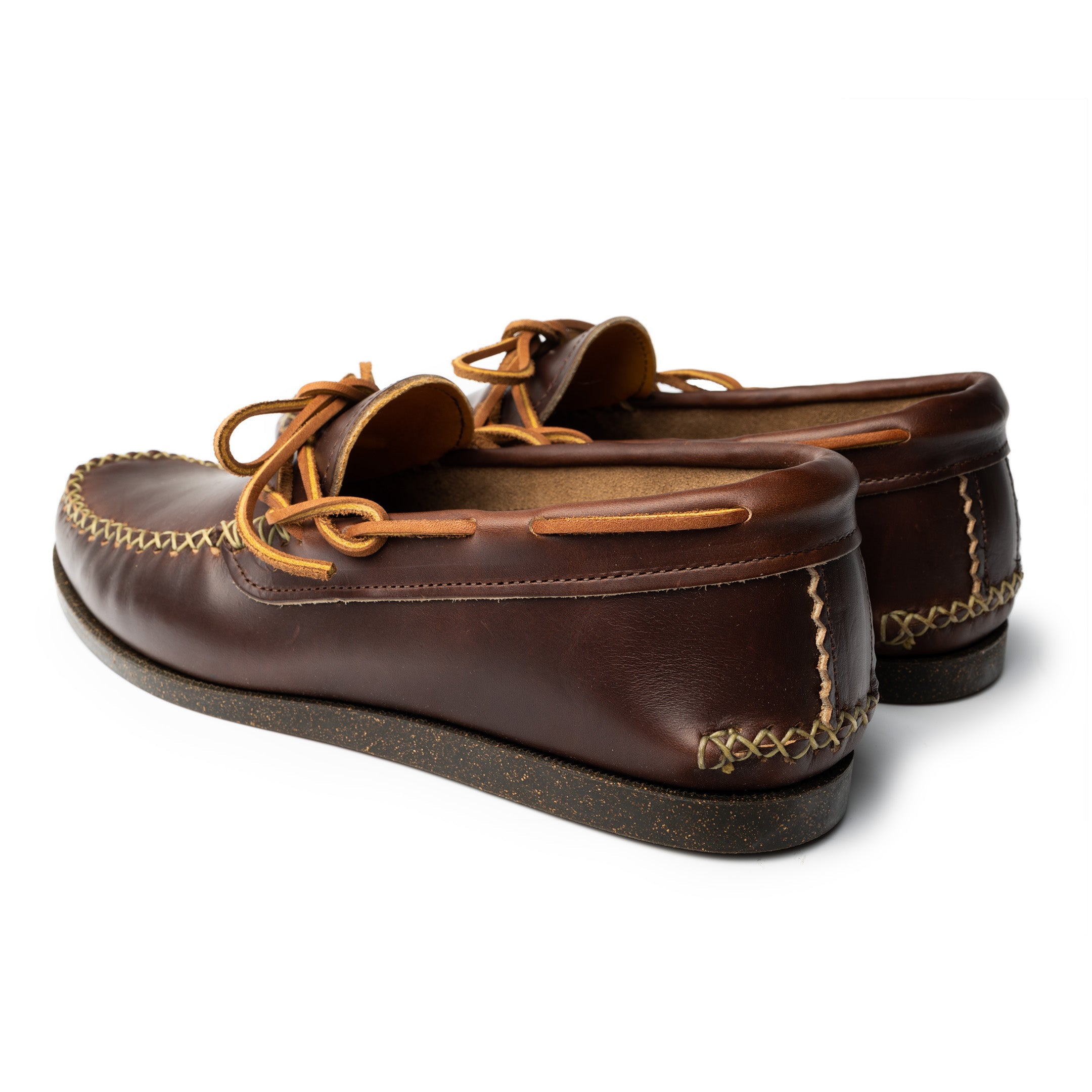 Yuketen Canoe Moc w/ Camp Sole G Brown-Shoes-Clutch Cafe