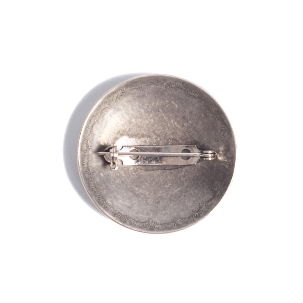Yuketen Nickel Silver Concho Pin (1.5")-Pin-Clutch Cafe