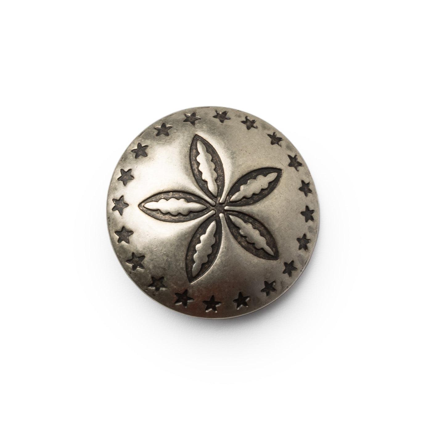 Yuketen Nickel Silver Concho Pin 7 (1.5")-Pin-Clutch Cafe